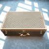 Louis Vuitton Rare Monogram "Ideal" Trunk Antique Steamer Travel Luggage
