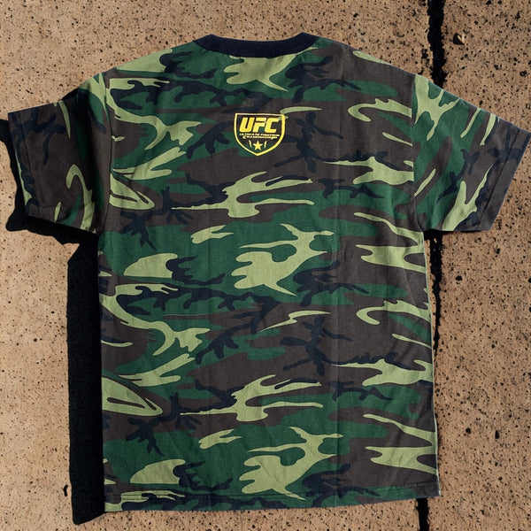 UFC Ultimate Fighting Championship Camo Tee Shirt 2XL Dana White Era Vintage