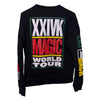Bruno Mars 24K Magic World Tour Pullover Sweatshirt Mens Medium Crew Neck