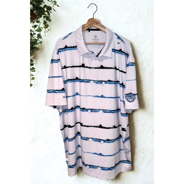 Scales PGA National Palm Beach Gardens Polo Shirt 2XL Golf Resort Spa Coastal