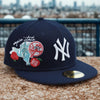 New York Yankees New Era 59FIFTY Empire State Cluster Hat 7 3/4 MLB Navy NWT