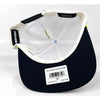 LIV Golf Flexfit 110 Rope Snapback Hat White Navy Adjustable Yupoong