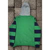 Polo Ralph Lauren Polo Bear Rugby Hoodie 2XLT Green Colorblock Fleece NWOT