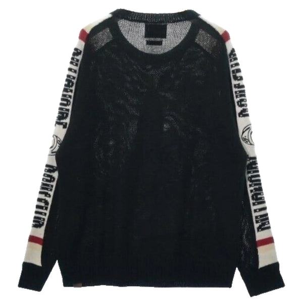 Billionaire Boys Club Space Shuttle Knit Sweater 3XL Black Wool Blend Rare BBC