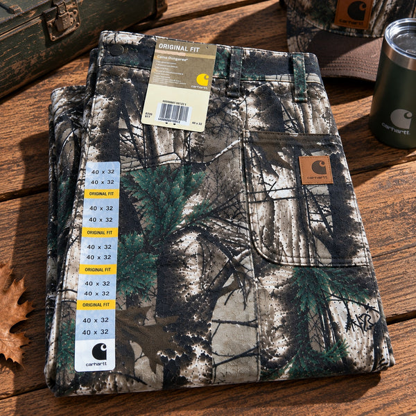 Carhartt Realtree Xtra Camo Dungaree Pants 40x32 B235 977 USA NWT NOS