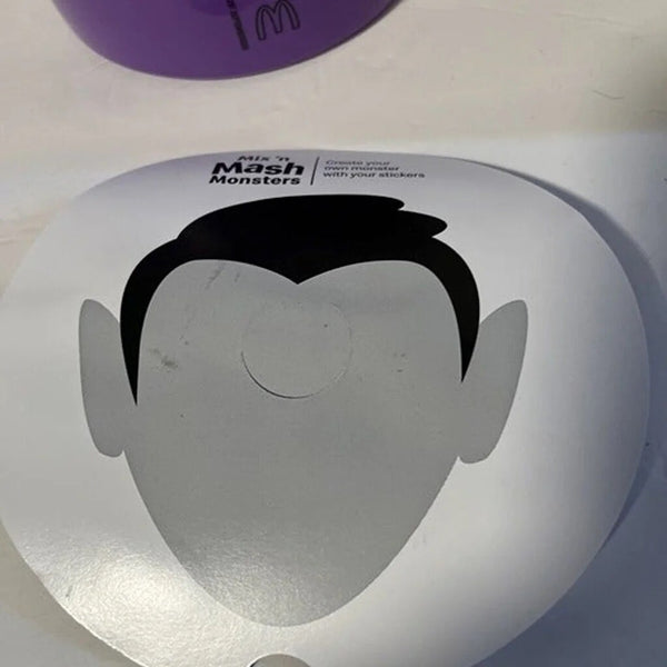 McDonald's 2023 Halloween Bucket Pail Classic Boo Bucket Happy Meal Toys Vampire