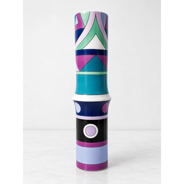 Emilio Pucci Rosenthal Studio-Linie Porcelain Vase Vintage Germany 12.2"