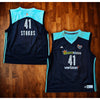 New York Liberty Kiah Stokes #41 Adidas WNBA Basketball Jersey XL DraftKings