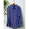Gitman Bros Blue Oxford Button Up Shirt Mens 17.5 35 USA Long Sleeve Vintage