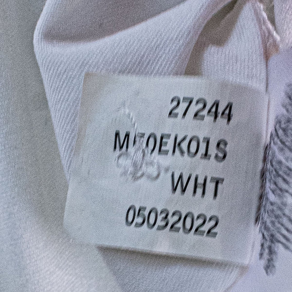 Peter Millar Summer Comfort CNBC Polo Shirt White Performance Golf Large NWOT