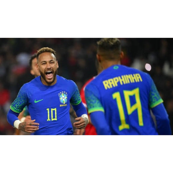 Brazil Away 2022 2023 Nike Jersey Shirt Men's Large Blue DN0678-433 Dri-FIT NWOT
