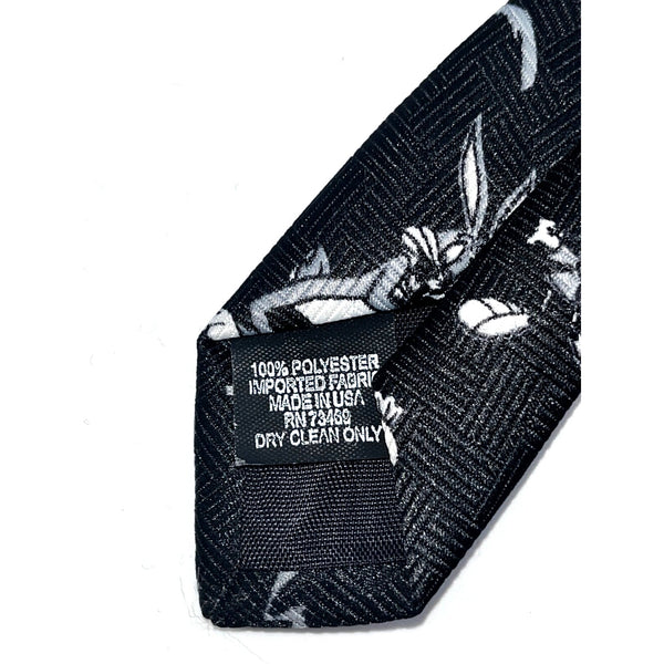 Looney Tunes USPS Stamp Collection Bugs Taz Tweety Marvin Novelty Tie 1997 Vtg