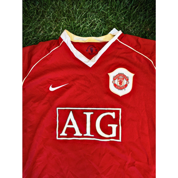 Manchester United 2006-07 Nike Home Jersey Soccer Football Shirt Sz L 146814 VTG
