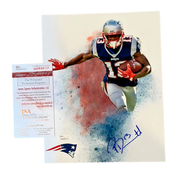 Phillip Dorsett Signed Autographed New England Patriots 8x10 Photo JSA