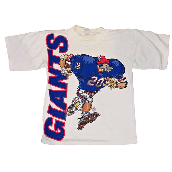 New York Giants Jack Davis Caribe NFL Cartoon T Shirt Mens Large 1988 Vintage