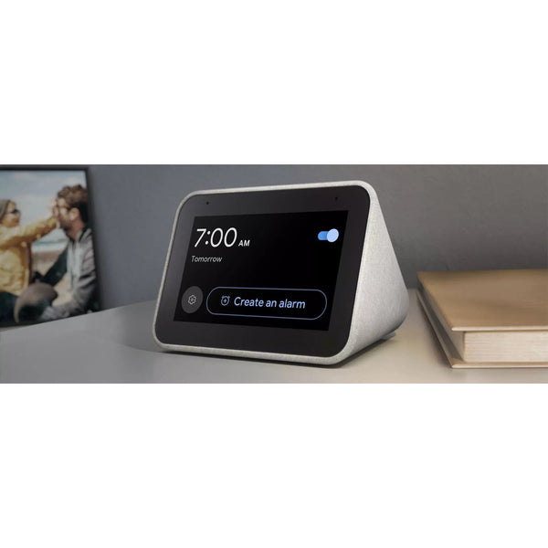 Lenovo Smart Clock CD-24501F Hemp Grey Google Assistant WiFi Sealed New