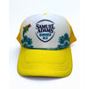 Samuel Adams Summer Ale Foam Trucker Hat Yellow Mesh Snapback Beach Beer Cap