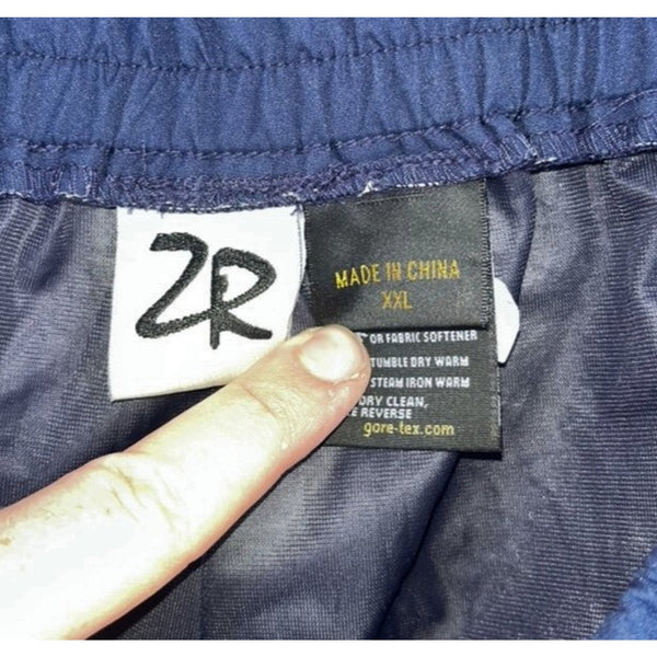 Zero Restriction Gore-Tex Rain Pants Blue 2XL Tour Lite Golf Waterproof