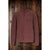 Faherty Epic Quilted Fleece Pullover Burgundy Mens Large Snap Pocket