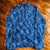 Lululemon Surge Warm Half Zip Pullover Blue Camo Rulu Running Gym Mens XL