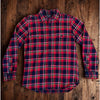 CC Filson Vintage Flannel Work Shirt 11010689 Red Black Gold Plaid Men’s Small