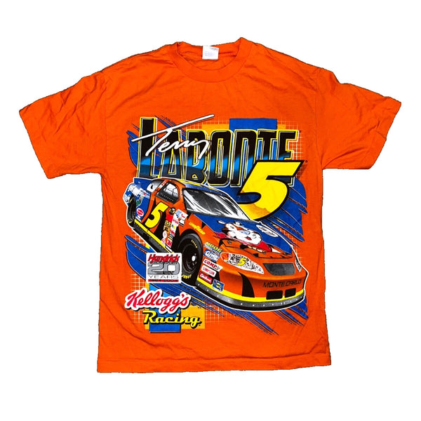 Terry Labonte 2004 Kellogg's Racing Tony Tiger AOP T-Shirt Sz. M VTG