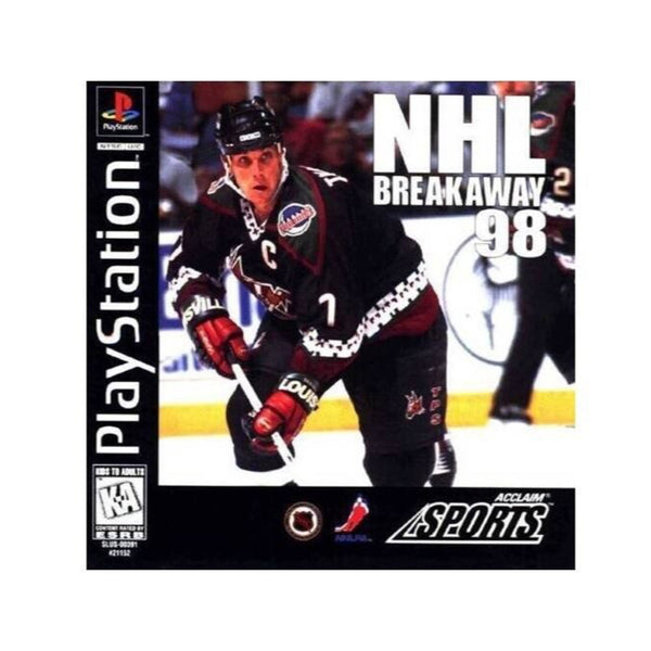 NHL Breakaway 98 (Sony PlayStation 1) PS1 Hockey Disc And Manual ML273