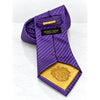 Donald J. Trump Signature Collection Silk Tie Purple Striped Crest President
