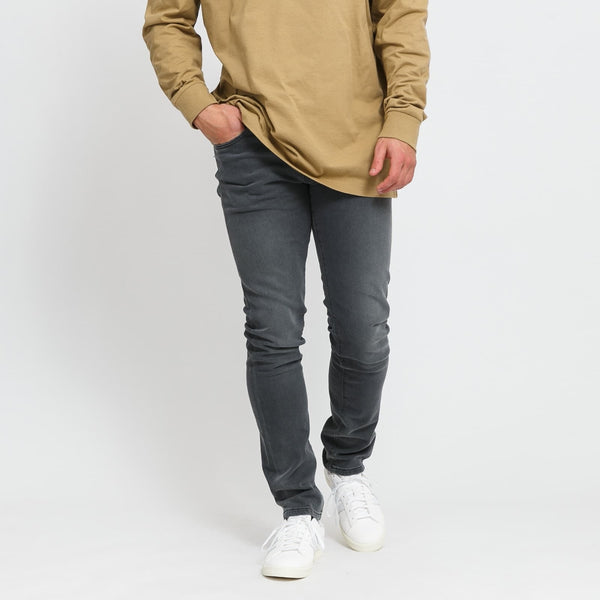 Carhartt WIP Rebel Pants 38x34 Black Washed Denim Jeans Stretch Slim