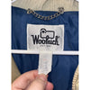 Woolrich Vintage Chore Jacket 2XL Tan Blue Nylon Lining Knit USA Made