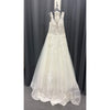 Justin Alexander 88117 V-Neck Straps Ball Gown Wedding Dress Sz. 16 (SAMPLE)