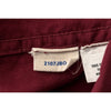 Taylor Stitch The Jack Oxford Shirt Men's 2XL 46 Burgundy Organic Cotton Button