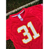 Kansas City Chiefs Priest Holmes #31 Reebok Youth XL (18/20) Jersey Red EUC