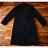 Burberrys London Burella Wool Coat Black 46R Made England Vintage Trench