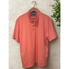 Twillory Short Sleeve Polo Mens 2XL Salmon Athleisure Performance Stretch EUC