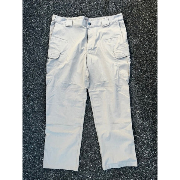 5.11 Tactical Stryke Pants Mens 40x30 Khaki Cargo Ripstop Regular Fit EUC