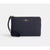 Coach F54626 Crossgrain Leather CornerZip Wristlet Midnight NWOT MSRP $88