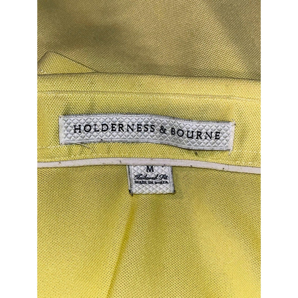 Holderness & Bourne Yellow Polo Men’s M Watchung Valley Golf Club Logo