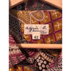 Agnes b Homme Paris Button Down Shirt Size 42 Made in France Paisley Cotton