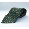 Ermenegildo Zegna Soft 100% Silk Tie Abstract Geometric Pattern Italy