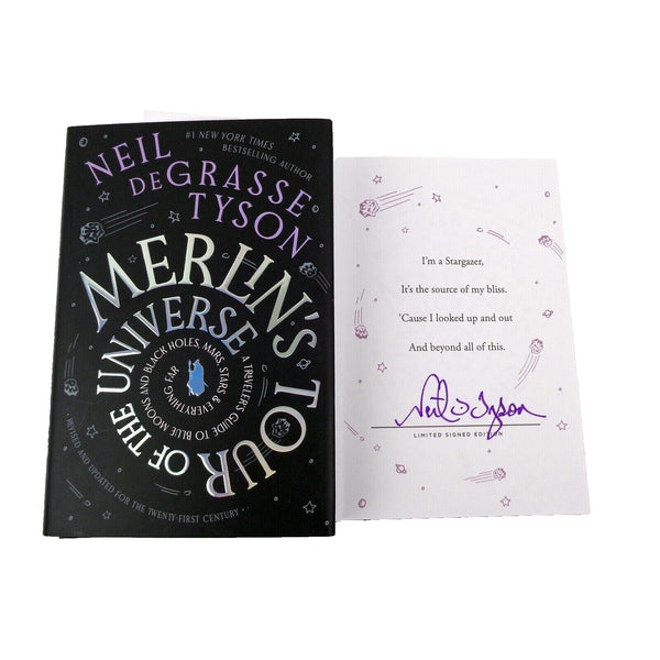 Neil deGrasse Tyson Signed Merlin’s Tour of the Universe HC NWT Autographed