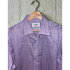 Charles Tyrwhitt Dress Shirt Non Iron Classic Fit Check Purple Men's 16.5/35
