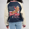 Steve and Barry’s USA Eagle Varsity Jacket Bomber Size XL EUC Vintage Y2K Wool