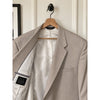 Jos A Bank 48R Beige Linen Wool Sport Coat Blazer Jacket Men's 2 Button