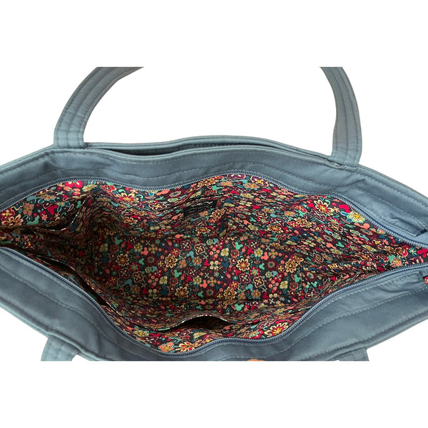 Vera Bradley Disney Mickey Minnie Mouse Sensational Six Paisely Large Tote 28327