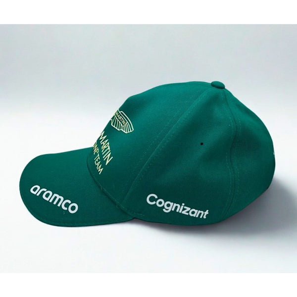 Aston Martin F1 Team Monaco 2022 Hat Aramco Cognizant Green Adjustable Cap