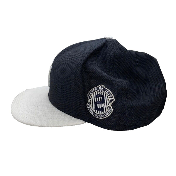 Derek Jeter New York Yankees Retirement Patch New Era Fitted Hat Size 8 Captain
