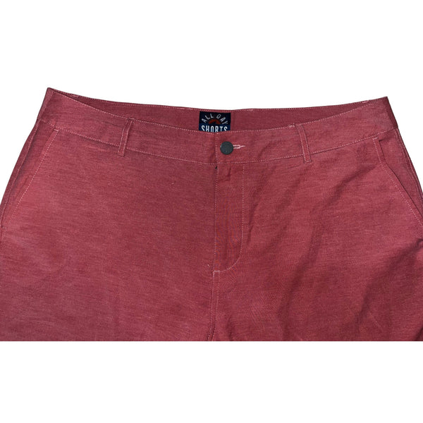 Faherty Belt Loop All Day Shorts 7" Men’s 36 Burgundy Stretch Drawstring EUC