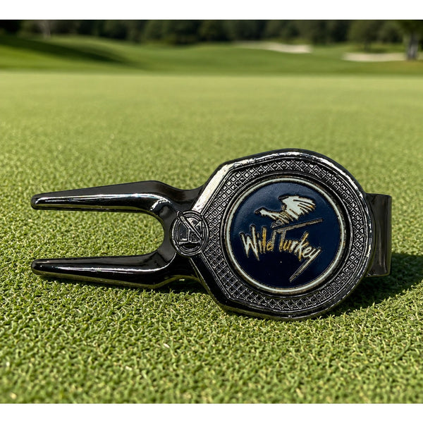 Wild Turkey Golf Club Divot Tool Magnetic Ball Marker Ahead Course Accessory