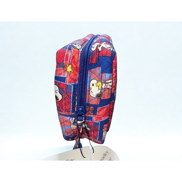 Vera Bradley Peanuts Snoopy House Woodstock Medium Cosmetic Bag NWT Quilted Rare